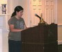 Betsy Potter presenting the program on June 10, 2009